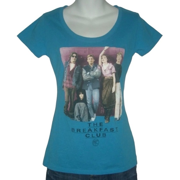 The Breakfast Club Tee Shirt 80's Retro Distressed Vintage Style Brat Pack alt - Picture 4 of 4